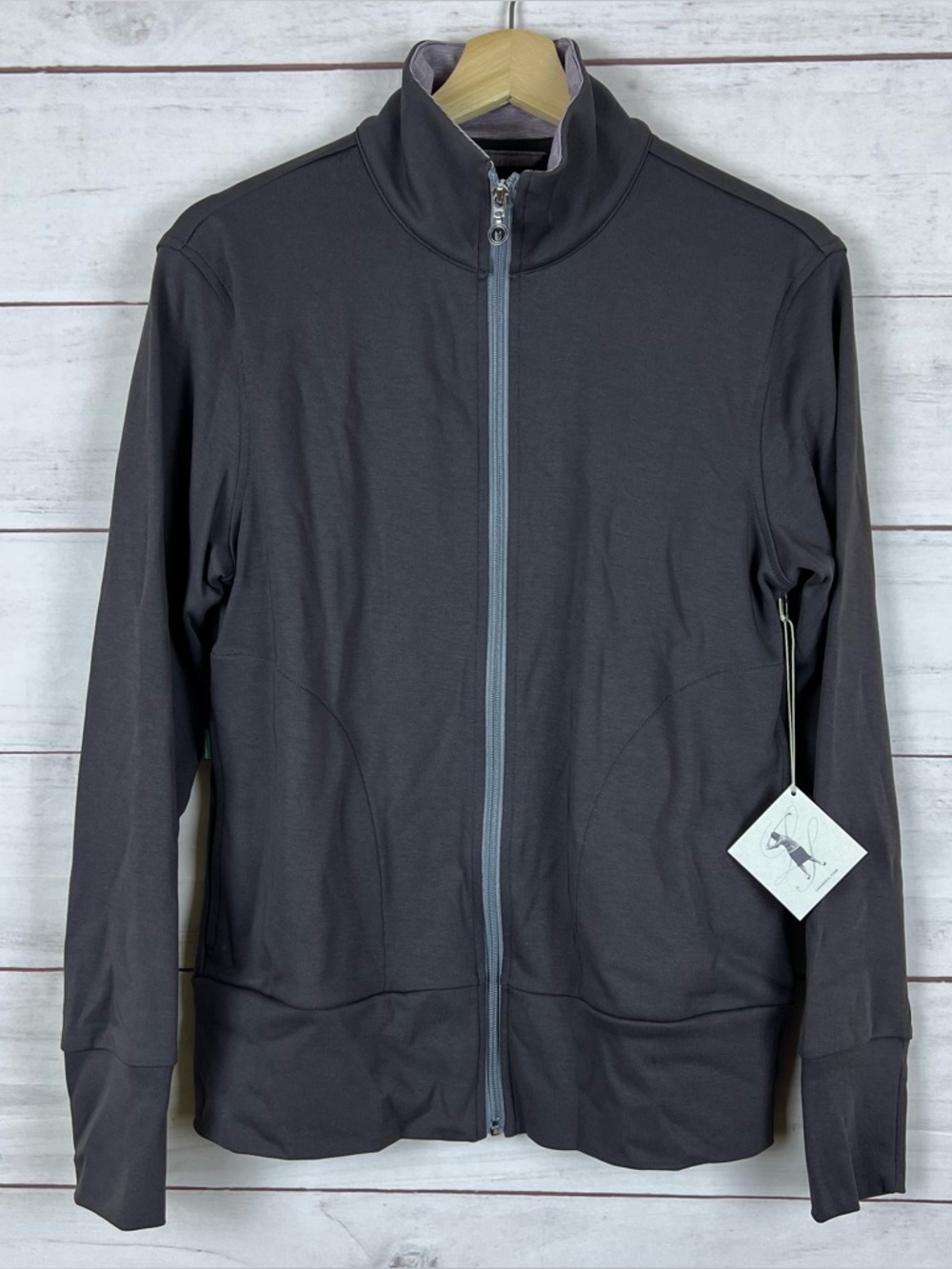 NWT LINKSOUL GOLF FULL ZIP JACKET LSW414 Charcoal Size Medium Women’s